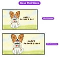 thumbnail image 5 of Cute Papillon Loves Dad Happy Father's Day Desk Mat Full Keyboard Mouse Pad Pap Butterfly Dog Lover Large Mousepad - 12008, 5 of 5