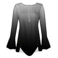 thumbnail image 5 of Patlollav Womens Long Sleeve Tops Fashion Casual Button Print Blouse on Ladies, 5 of 7