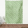 thumbnail image 4 of Ambesonne Olive Green Fabric by the Yard Upholstery, Leaves Twigs Pattern, 2 Yards, Pale Yellow Khaki and Emerald, 4 of 5