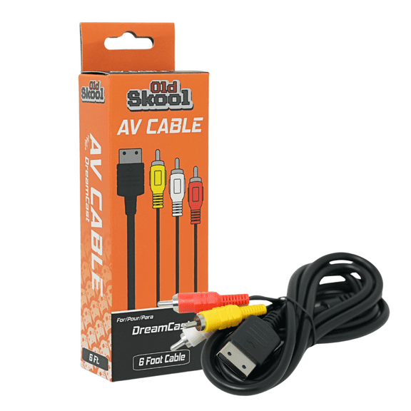 Sega Dreamcast Av Cable Audio/Video Composite Cable