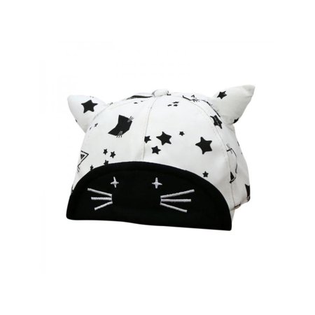 

Topumt Infant Baby Hat Sport Baseball Anti-sun Outdoor Cap Boy Girl Summer Cute Little Cat Ear Cap