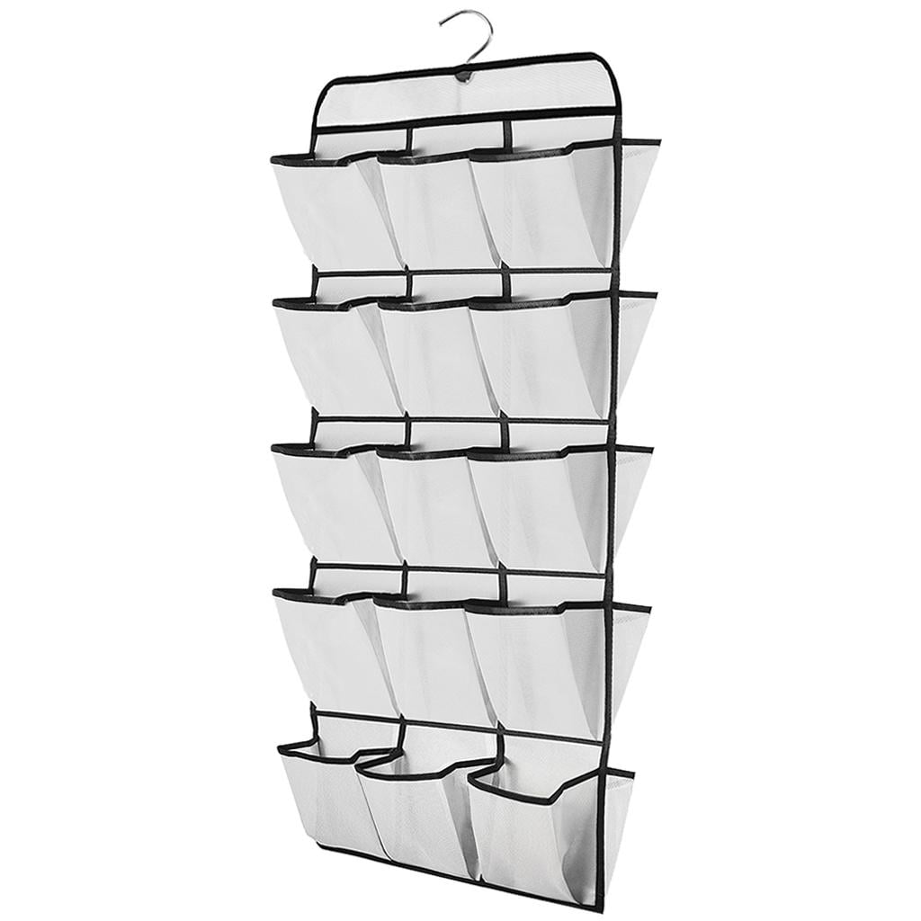 30 Pockets Dual Sided Hanging Shoe Rack Shelves Storage Organiser