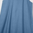 thumbnail image 5 of Homenesgenics Summer Dresses for Women Clearance under $10 Women's Summer Loose Denim Camisole Dress Sleeveless Solid Color Skirt Long Skirt Blue M, 5 of 9