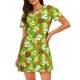 thumbnail image 1 of Balery St. Patrick's Day3 Camisón de manga corta con cuello redondo para mujer, cómodo y elegante., 1 of 6