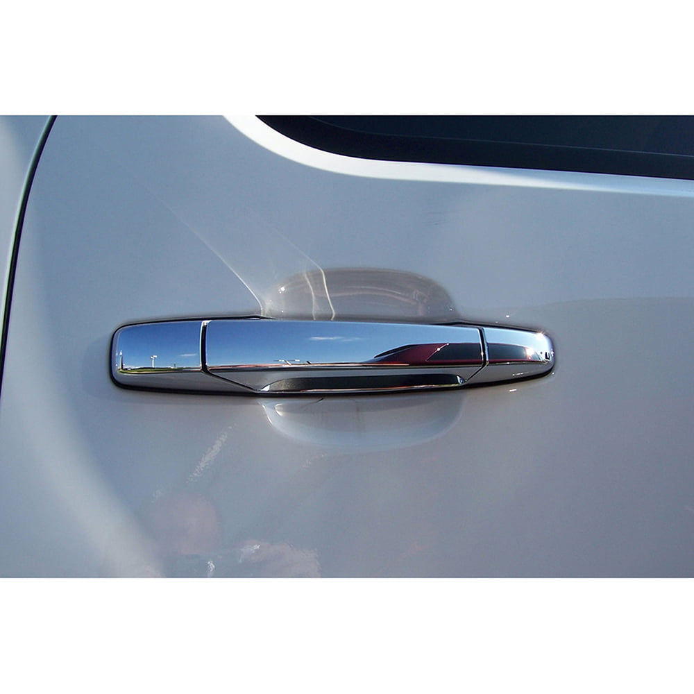 Fit 2007-2013 Chevrolet Silverado+GMC Sierra 2 DR Chrome Door Handle+Tailgate 
