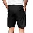 thumbnail image 5 of Simua Men's Business Casual Chino Shorts | Button Zipper Pockets Tailored 5-Inch Fit For Daily Office Outdoor, 5 of 8