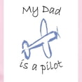 thumbnail image 2 of CafePress - My Dad Is A Pilot Airplane Infant Bodysuit - Baby Light Bodysuit, Size Newborn - 24 Months, 2 of 4