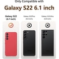 thumbnail image 3 of [3 in 1 for Samsung Galaxy S22 Case, with Screen Protector, [Upgraded Enhanced Camera Protection][Microfiber Lining] Shockproof Liquid Silicone Phone Case for Samsung Galaxy S22. (Red), 3 of 12