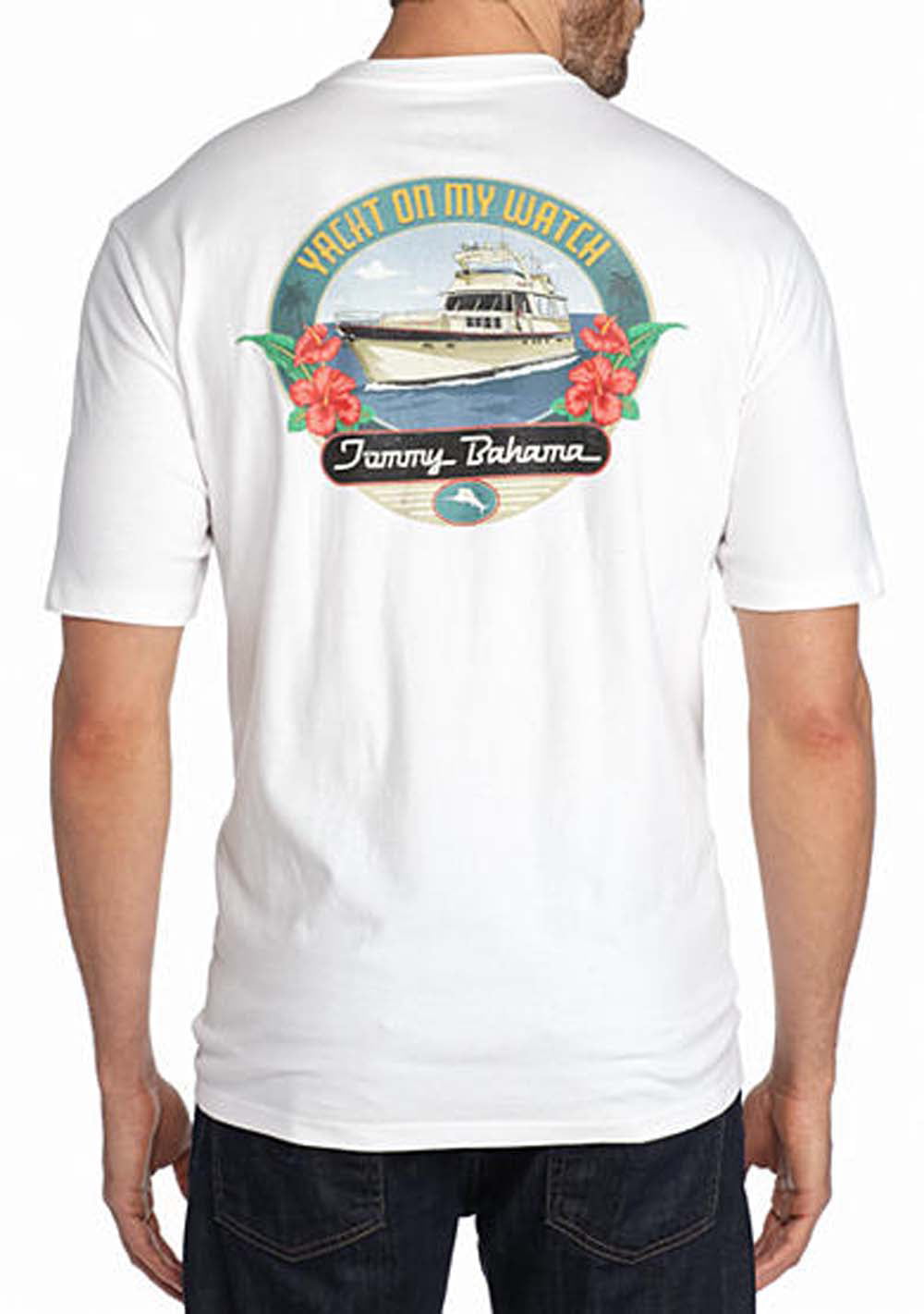 Tommy Bahama - Tommy Bahama Yacht on My Watch Small White T Shirt