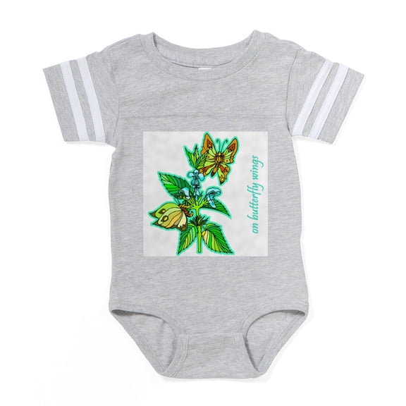 CafePress - Butterfly 2 - Cute Infant Baby Football Bodysuit