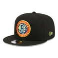 thumbnail image 3 of Men's New Era Black Brooklyn Nets Neon Pop 9FIFTY Snapback Hat, 3 of 6