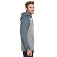 thumbnail image 4 of J America JA8885 Adult Vintage Heather Pullover Hooded Sweatshirt, 4 of 4