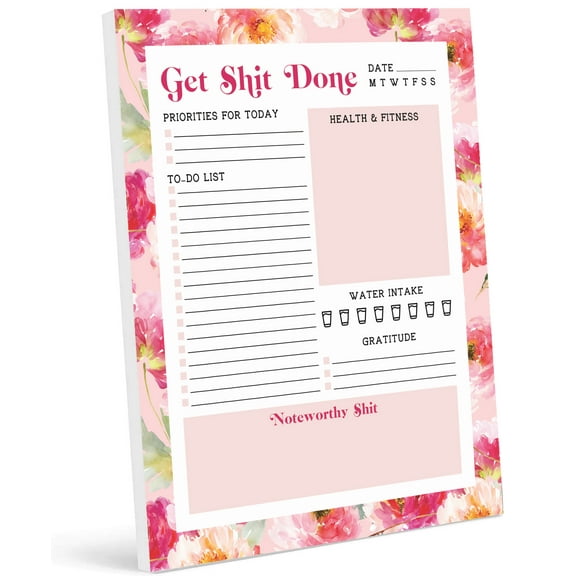 Inkdotpot Personal Planner 8.5" x 11" Undated Planners & Appointment Book, 50 Pages