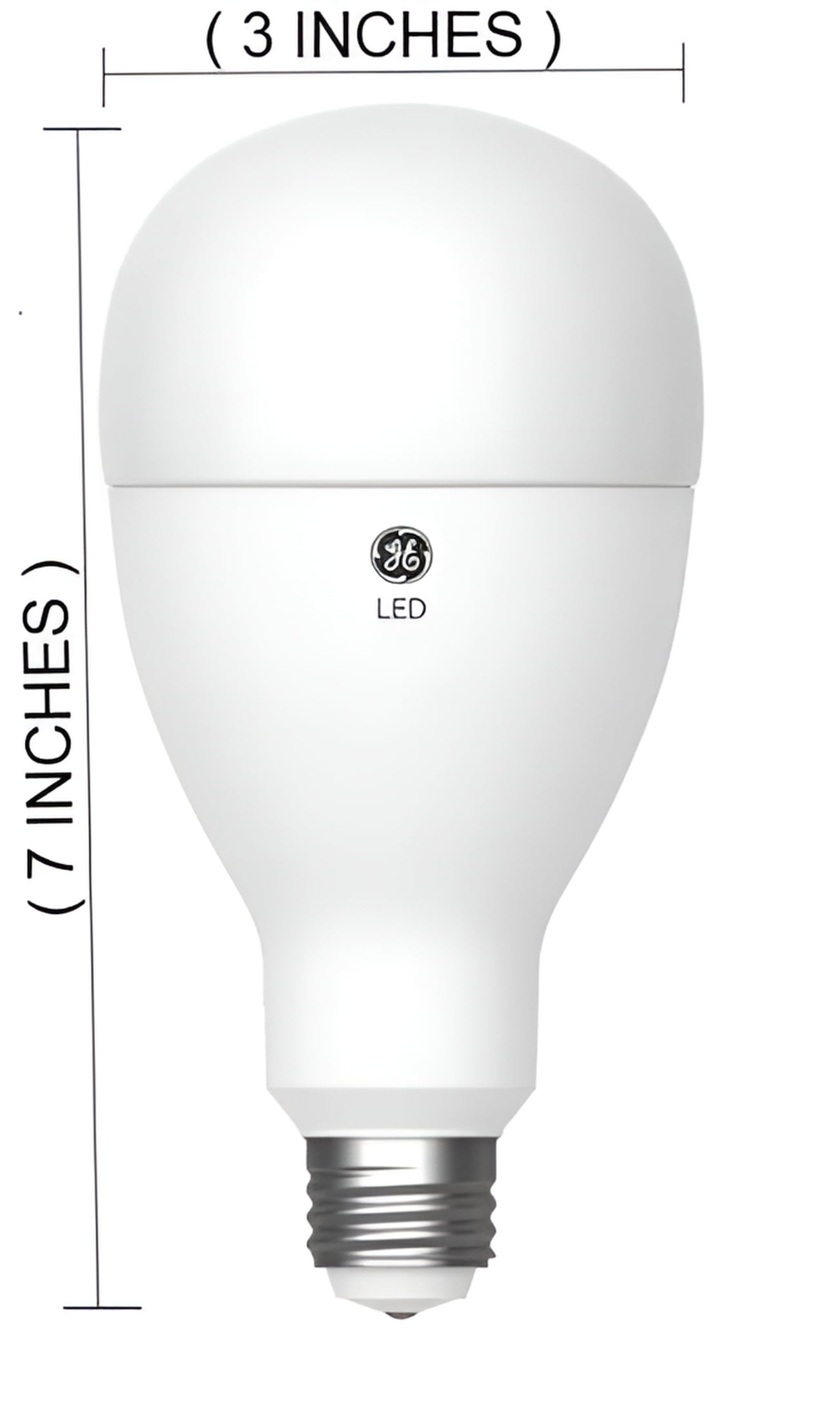GE Ultra Bright LED 3-Way A23, Soft White, 1100/2310/3900
