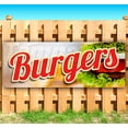 thumbnail image 1 of Burgers 13 oz Vinyl Banner With Metal Grommets, 1 of 4