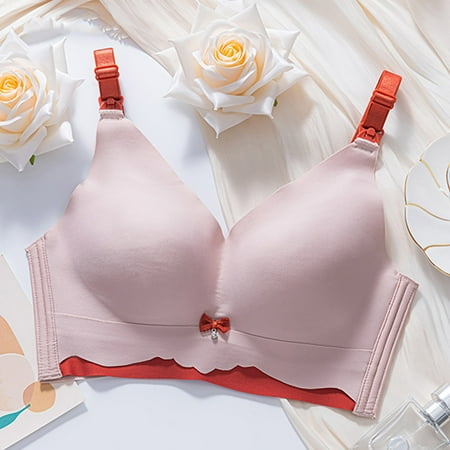 

Hunpta Wire-Free Bralettes For Women Full Cup Thin Breathable Underwear Plus Size Nursing Bras Female Breathable Soft Bra