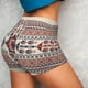 thumbnail image 4 of Fotbe Fashion Tatreez1 Shorts Sin Costuras – Shorts Deportivos de Cintura Alta para Mujer, Elásticos para Gimnasio, Yoga, Running o Ciclismo-Small, 4 of 8