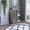 Light Gray, variant on Dark walnut bar cart with four lockable and removable casters for long - lasting use in home bar settings