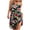 Green, variant on CHUMUD Short Dresses for Women Hawaiian Tropical Print Cami Sleeveless Crew Neck Dress A Line Mini Dress Summer Beach Vacation Sundress Casual