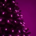thumbnail image 5 of Wintergreen Lighting C6 Pink Christmas Lights LED String Lights, Set of 70 Lights on Green Wire, 24 Ft - Indoor/Outdoor Lighting, 5 of 7