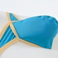 thumbnail image 4 of TANBOM Men's Nylon Sexy Thong Underwear Precise Coverage Bulge Pouch Breathable Comfortable Emerald Blue L, 4 of 6
