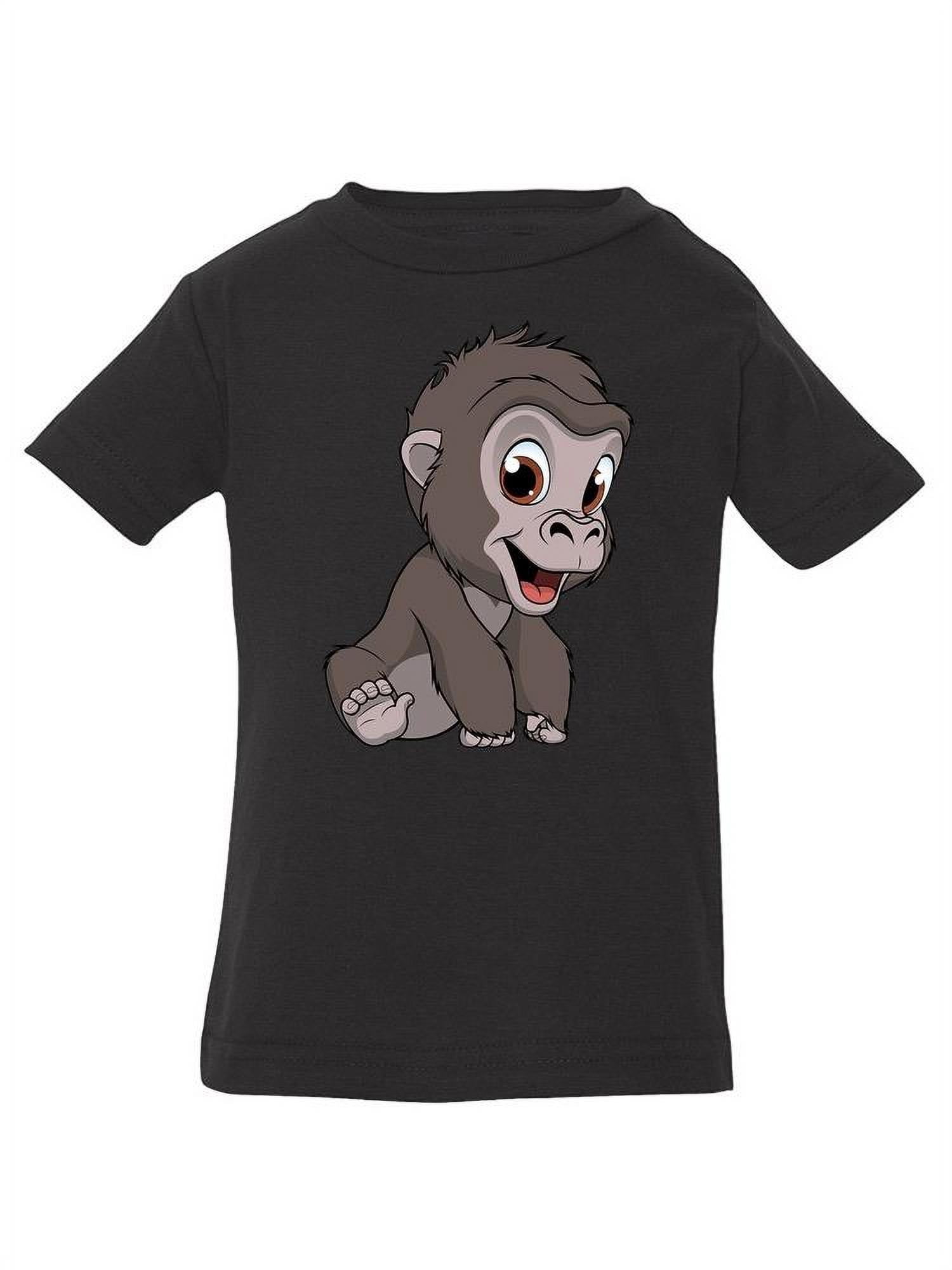 Cute Baby Gorilla T-Shirt Infant -Image by Shutterstock, 24 Months - Cute Baby Gorilla T-Shirt Infant -Image by Shutterstock, 24 Months -