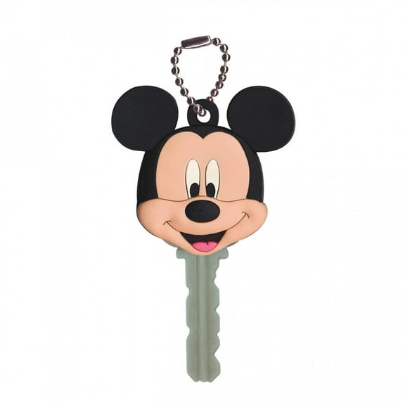 Disney Mickey Mouse Head Rubber Lightweight Keychain