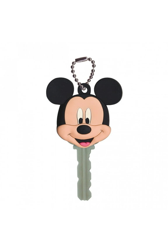 Mickey Mouse Head Rubber Lightweight Keychain