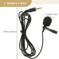 thumbnail image 2 of OUNONA 2Pcs Lavalier Microphone for Content Creators Teachers and Interviewers with 3.5mm Lecture Microphone, 2 of 6