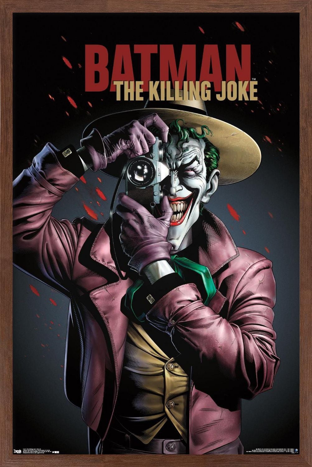 DC Comics Movie - The Killing Joke - Key Art Wall Poster, 22.375" x 34" Framed