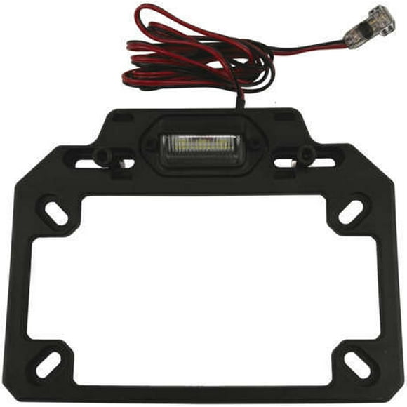 ATV-Tek Support Universel de Plaque d'Immatriculation Élite avec Lumière LED