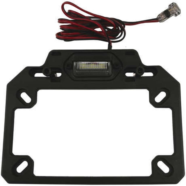 ATV-Tek Support Universel de Plaque d'Immatriculation Élite avec Lumière LED