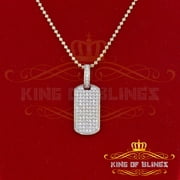 Real 925 Silver Hip Hop Louisiana State Shape Pendant Iced Diamond