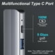 thumbnail image 3 of Adaptador multipuerto USB C Hub Glomtheia de 5 Gbps USB A/C 4K HDMI, 3 of 8