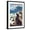 Black Frame, variant on Art.com Sea Lions and Lighthouse - Oregon Coast Art Print by Lantern Press, 12" x 18"