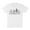 White, variant on Skyline Charlotte North Carolina Shirt Unisex Large White