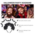 thumbnail image 3 of Halloween Black Rose Flower Headdress Headpiece Cosplay Party Havebanda, 3 of 8