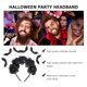 thumbnail image 4 of Halloween Black Rose Flower Headdress Headpiece Cosplay Party Havebanda, 4 of 6