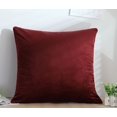 thumbnail image 5 of Juego de 2, acogedora funda de almohada de terciopelo liso, funda decorativa para cojín de sofá, funda suave para sofá Euro con cremallera de 45x45cm, 5 of 5