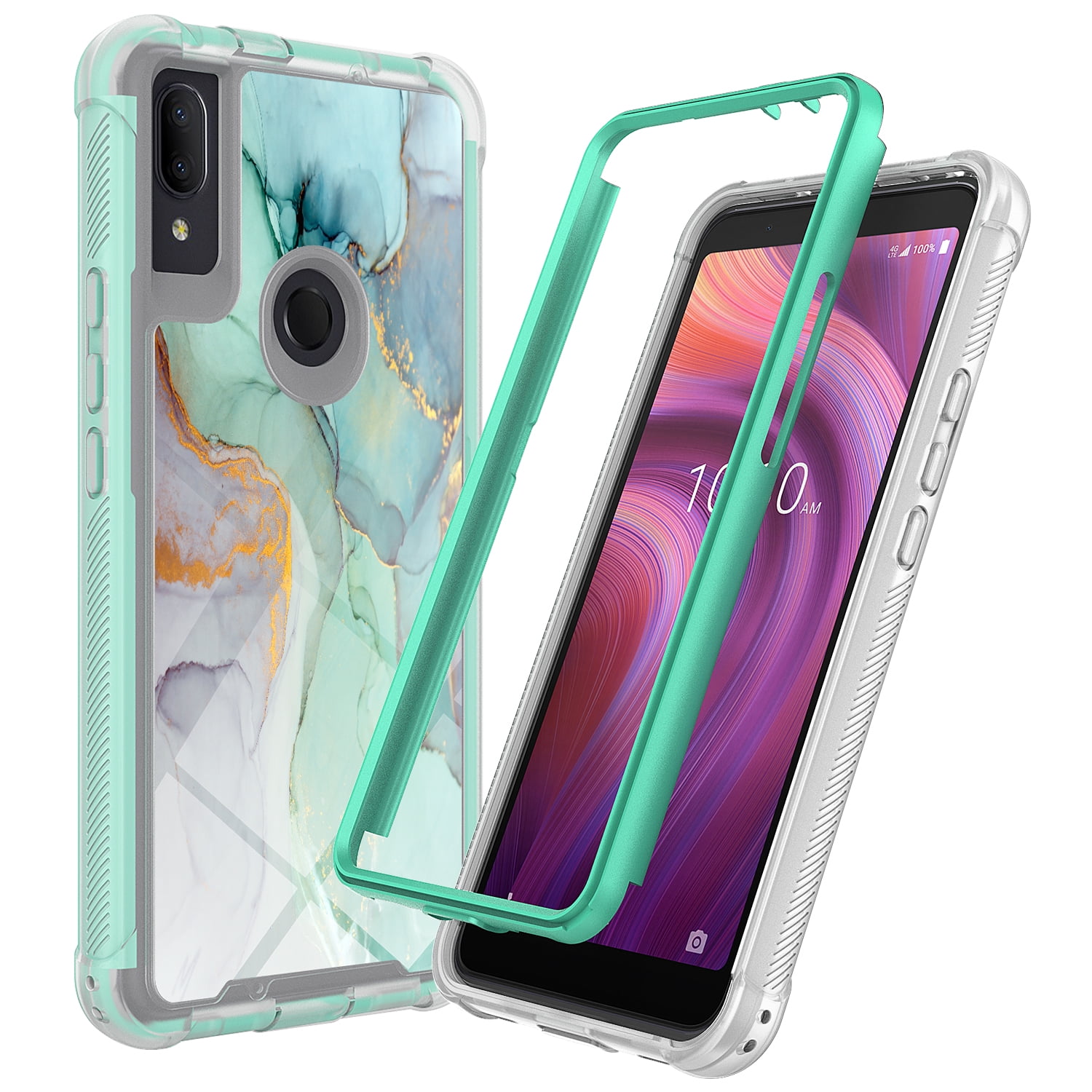 Alcatel 3V Case, Rosebono Hybrid IMD Design Graphic AntiScratch