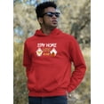 thumbnail image 2 of Stay Home Corgi And Coffee Hoodie Men -Image by Shutterstock, Male x-Large, 2 of 4