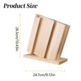 thumbnail image 3 of MOQIN Universal Knife Block without Knives, Wood & Plastic Stand for Utensils | Countertop Storage Rack | Knife Block Organizer | Space Saver | Modern Kitchen Accessories, 3 of 5