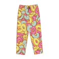 thumbnail image 4 of Daiia Donut and Blue Women's Sleep Pant with Pockets and Drawstring,Pajama Pants-Small, 4 of 9