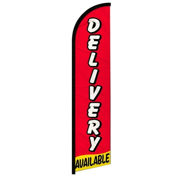 Delivery Available Windless Banner Flag