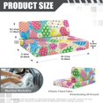 thumbnail image 7 of Yuyamidu Easter Egg RV Dinette Cushion Covers Daisy Camper Cushion Slipcovers 2 Pack RV Seat Covers Stretchy RV Dinette Couch Protector for RV Camper Accessories, 7 of 7