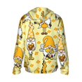 thumbnail image 3 of Gaeub Garden Honeybee Gnomes Men's and Women's UPF 50+ Long-Sleeved Sun Protection Clothing, Fishing Shirt Long Sleeve Zip - XX-Large, 3 of 9