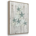 thumbnail image 3 of Coastal Christmas IV - Framed Gallery Wrapped Holiday Canvas - 27 x 41 - Natural Wood Frame, 3 of 8