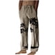 thumbnail image 2 of Pantalones largos para hombre, moda, estampados, casuales, cintura elástica con bolsillo, pantalones deportivos, pantalones de poliéster para hombre., 2 of 4