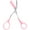 Pink, variant on Nogis 1 Pcs Professional Precision Trimmer Eyebrow Shear Scissors Hair Remover with Eyebrow Comb and Non Slip Finger Grips for Men
