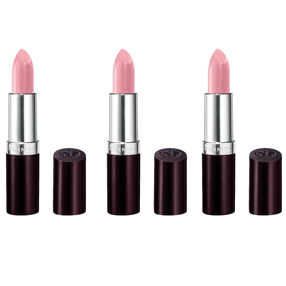 Pack of (3) Rimmel London Lasting Finish Candy Intense Wear Lipstick 0.14 Ounces
